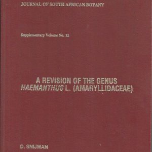 A revision of the genus Haemanthus L. (Amaryllidaceae)