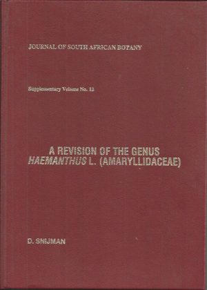 A revision of the genus Haemanthus L. (Amaryllidaceae)