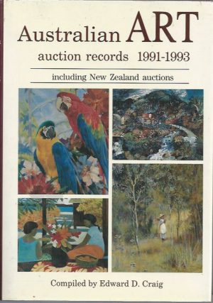 Australian Art Auction Records 1993-1995