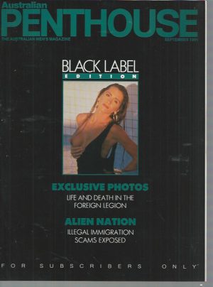 Australian Penthouse BLACK LABEL 1991 199109 September