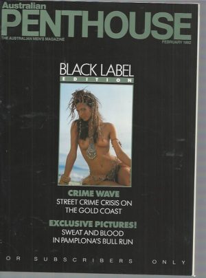 Australian Penthouse BLACK LABEL 1992 199202 February