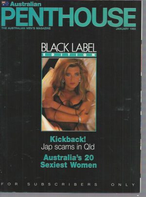 Australian Penthouse BLACK LABEL 1993 199301 January