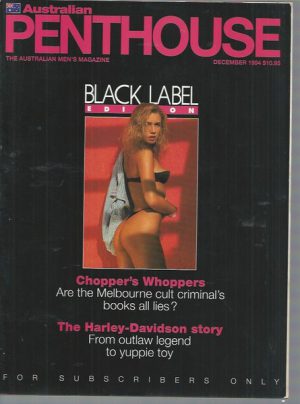 Australian Penthouse BLACK LABEL 1994 199412 December