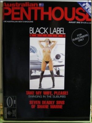 Australian Penthouse BLACK LABEL 2002 0208 August