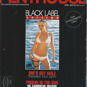Australian Penthouse BLACK LABEL 2003 200304 April