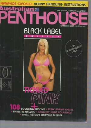 Australian Penthouse BLACK LABEL 2005 200509 September
