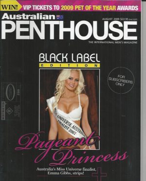 Australian Penthouse BLACK LABEL 2009 200908 August