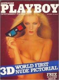 Australian Playboy 1979 7910 October World First 3D Nude Pictorial! WITH the 3D glasses!