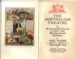 AUSTRALIAN THEATRE, THE .