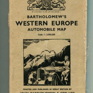 Bartholomew’s Western Europe Automobile Map