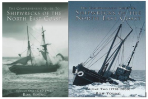 Comprehensive Guide to Shipwrecks of the North East Coast, (Volume I) 1740-1917 and Comprehensive Guide to Shipwrecks of the North East Coast, (Volume II) 1918-2000