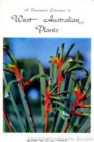Descriptive Catalogue of West Australian Plants, A