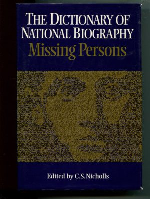 Dictionary of National Biography, The : MISSING PERSONS