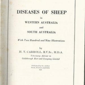 Diseases of Sheep in Western Australia and South Australia