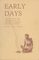 Early Days: Journal of the Royal Western Australian Historical Society Vol. V Part VII