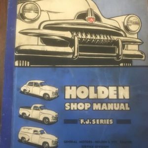 FJ Holden Shop Manual