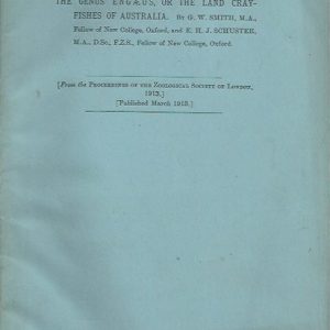 Genus Engaeus, or the Land Crayfishes of Australia