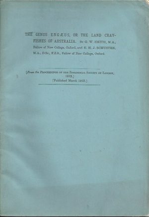 Genus Engaeus, or the Land Crayfishes of Australia