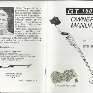 GT 1600 owner’s manual (Metal Detector)