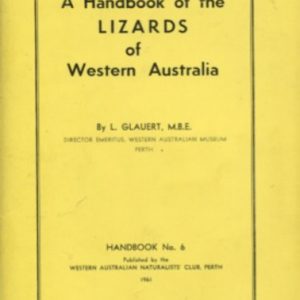 Handbook of the LIZARDS of Western Australia, A