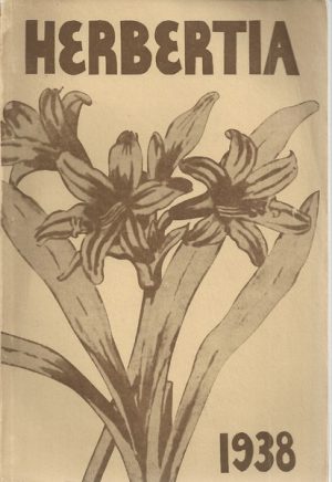 Herbertia 1938 Vol 5 Dedicated to Ernst H. Krelage