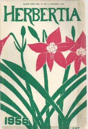 Herbertia 1956 Vol 12 No. 1 General Amaryllid Edition