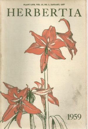 Herbertia 1959 Vol 15 No. 1 General Amaryllid Edition