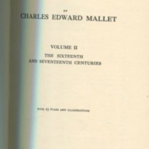 HISTORY OF THE UNIVERSITY OF OXFORD, A  Volume II: The Sixteenth and Seventeenth Centuries
