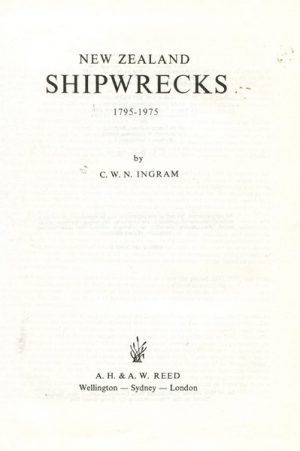 New Zealand Shipwrecks: 1795-1975