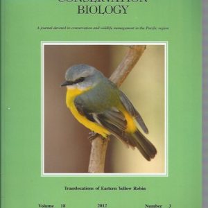 Pacific Conservation Biology Vol 18 No 3 Spring 2012