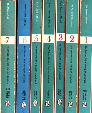 PELICAN GUIDE TO ENGLISH LITERATURE Complete Volumes 1,2,3,4,5,6,7 set