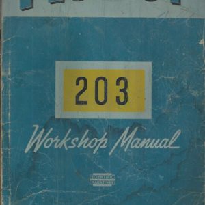 Peugeot 203 Workshop Manual
