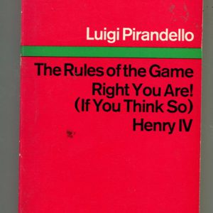 Rules of the Game, The; Right You Are! (If You Think So); Henry IV