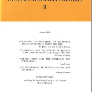 Studies in Western Australian History II: 1978 March