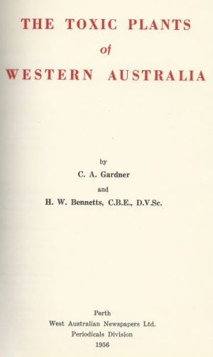 TOXIC PLANTS OF WESTERN AUSTRALIA, THE
