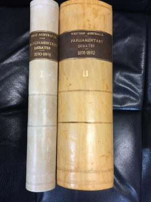 Western Australia. PARLIAMENTARY DEBATES. Legislative Council and Legislative Assembly. SESSION 1890-1 and 1891-1892