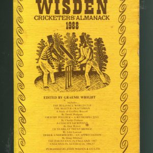 Wisden Cricketers’ Almanack 1988