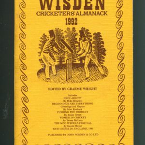 Wisden Cricketers’ Almanack 1992
