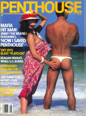 Penthouse Magazine 1987 8708 August