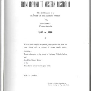 Books on AUSTRALIANA: WEST AUSTRALIANA