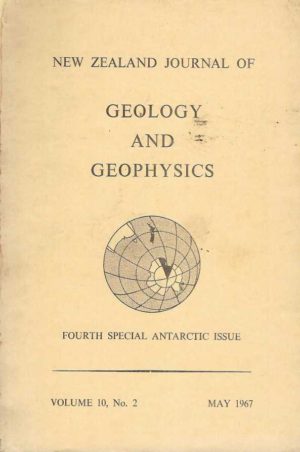 New Zealand Journal of Geology and Geophysics Vol 10 No 2 Fourth Special Antarctic Issue