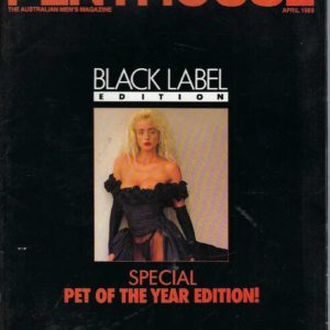 Australian Penthouse BLACK LABEL 1989 8904 April