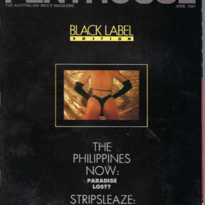 Australian Penthouse BLACK LABEL 1987 8706 June