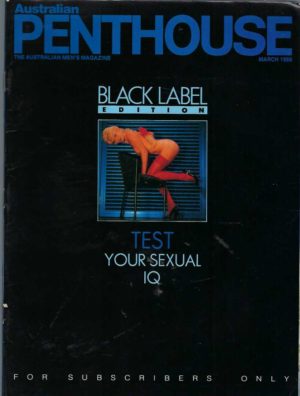 Australian Penthouse BLACK LABEL 1988 8803 March