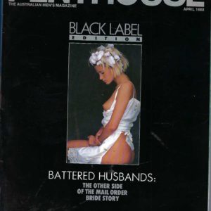 Australian Penthouse BLACK LABEL 1988 8804 April