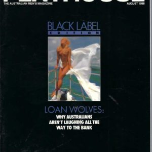 Australian Penthouse BLACK LABEL 1988 8808 August