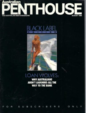 Australian Penthouse BLACK LABEL 1988 8808 August