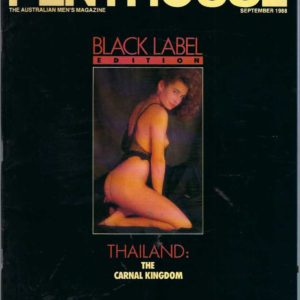 Australian Penthouse BLACK LABEL 1988 8809 September