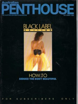 Australian Penthouse BLACK LABEL 1988 8810 October