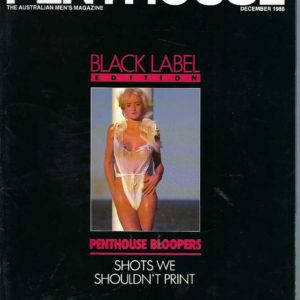 Australian Penthouse BLACK LABEL 1988 8812 December